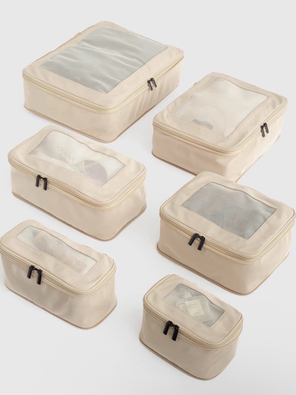 Quince Eco Compression Packing Cubes (6-pack)